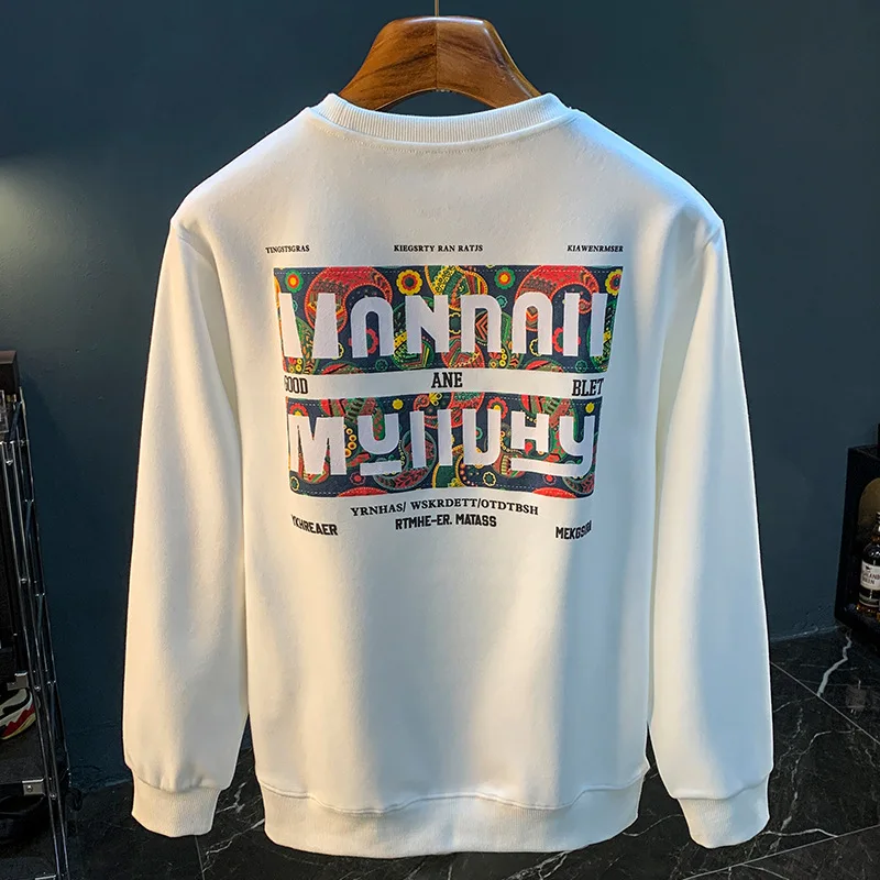 2024 new hoodie men's autumn trendy printed loose long sleeved clothes with elastic and comfortable street fashion high-end top
2024 new hoodie men's autumn trendy printed loose long sleeved clothes with elastic and comfortable street fashion high-end top