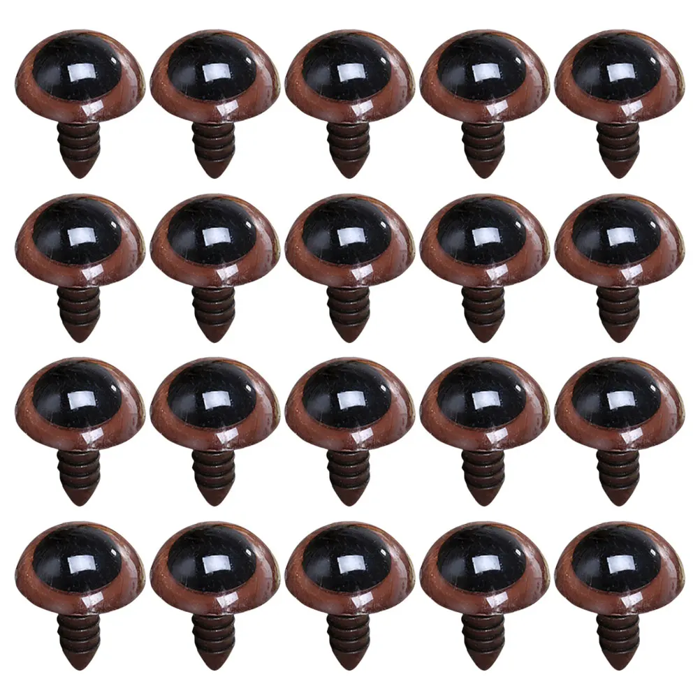 20 Pcs Brown Bear Eyes Crochet Safety Amigurumi Diy Supplies Eyelash Nose Craft for Stuffed Animals Plastic Baby
20 Pcs Brown Bear Eyes Crochet Safety Amigurumi Diy Supplies Eyelash Nose Craft for Stuffed Animals Plastic Baby