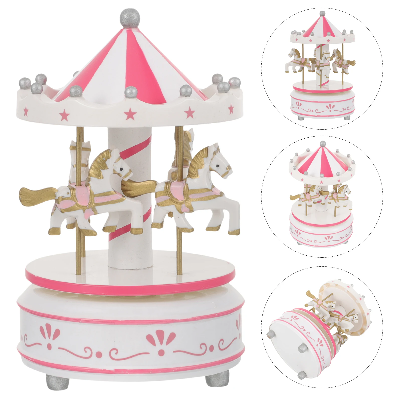 Carousel Music Box Retro Bamboo Boxes Girls Ornaments Couple Gift Decorative Toy Wooden Horse Sound HomeDecoration
Carousel Music Box Retro Bamboo Boxes Girls Ornaments Couple Gift Decorative Toy Wooden Horse Sound HomeDecoration