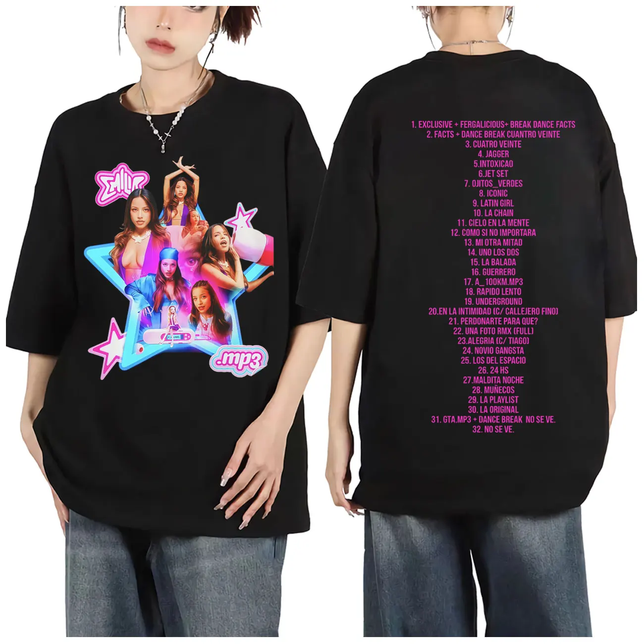 Singer Emilia Mernes Tour 2025 Graphic T Shirts Men Women Clothing Fashion Y2k Short Sleeve T-shirts Summer Casual Loose T Shirt
Singer Emilia Mernes Tour 2025 Graphic T Shirts Men Women Clothing Fashion Y2k Short Sleeve T-shirts Summer Casual Loose T Shirt