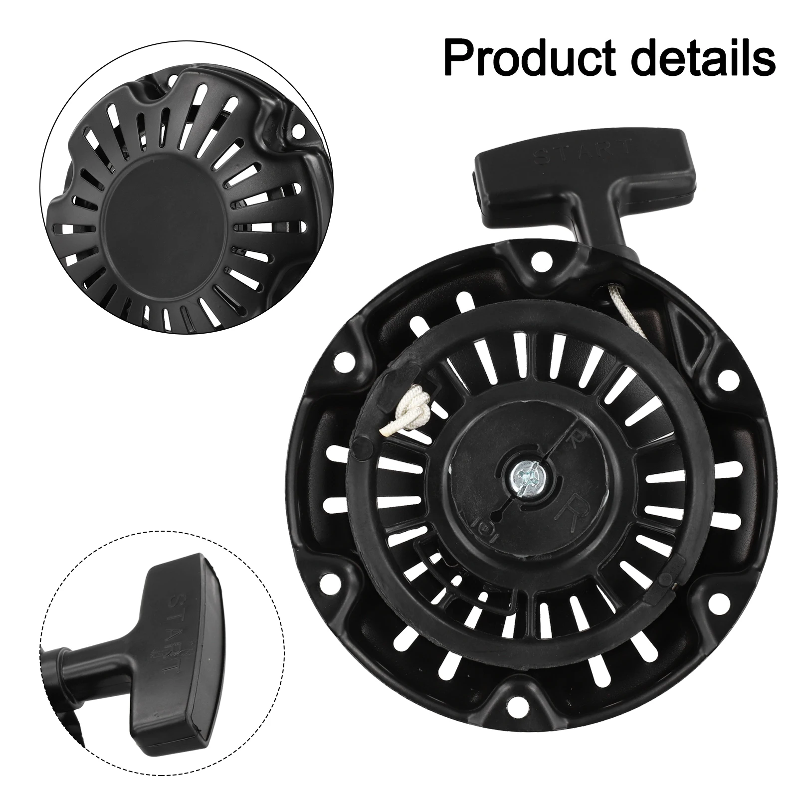 Стартер двигателя, ручной, в сборе, черный, высокопроизводительный, для замены двигателя, цельная конструкция
Стартер двигателя, ручной, в сборе, черный, высокопроизводительный, для замены двигателя, цельная конструкция