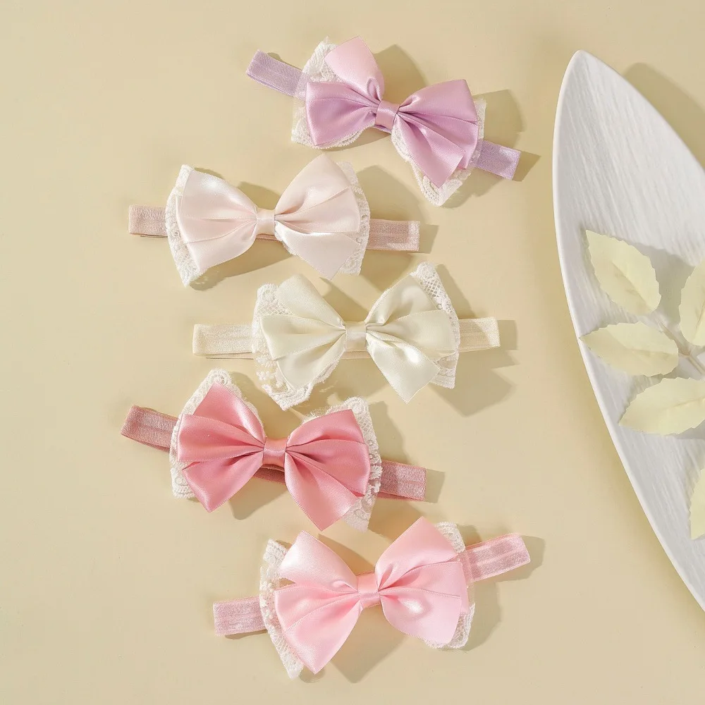 5pc Cute Satin Bow Headband Newborn Hair Accessories Baby Headwear Hairbow Top Knot Bow Turban Headwraps for Baby Girls Headwrap
5pc Cute Satin Bow Headband Newborn Hair Accessories Baby Headwear Hairbow Top Knot Bow Turban Headwraps for Baby Girls Headwrap