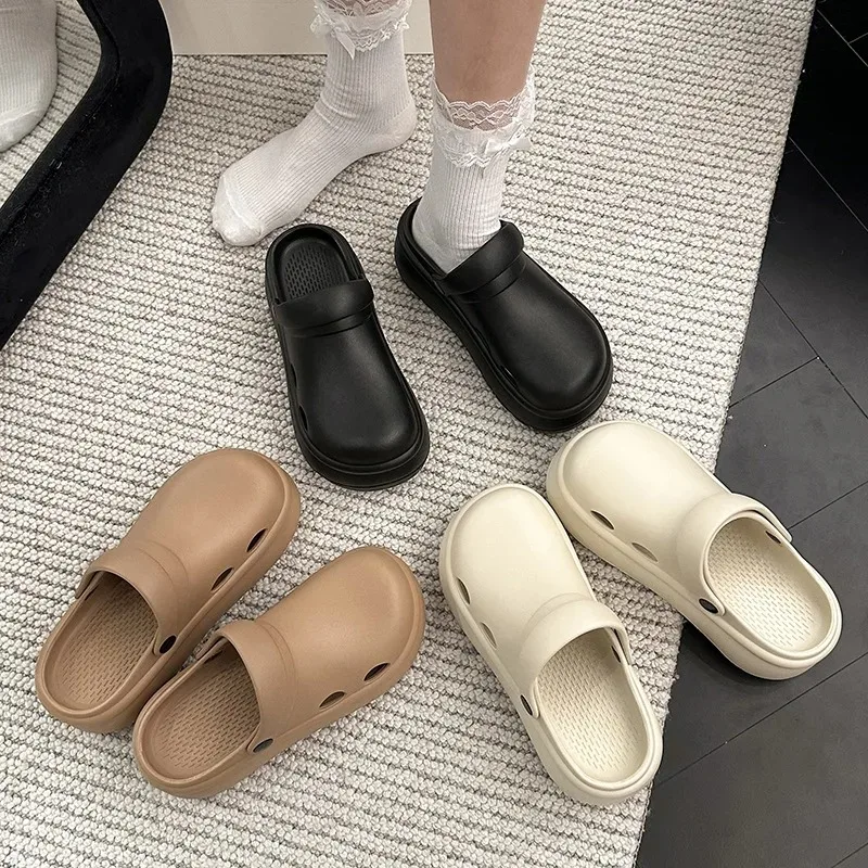 Clogs Platform Women's Slippers Summer Designer Sandals Girls High Heels Woman Shoes Indoor Outdoor Beach Slides Soft Non-Slip
Clogs Platform Women's Slippers Summer Designer Sandals Girls High Heels Woman Shoes Indoor Outdoor Beach Slides Soft Non-Slip