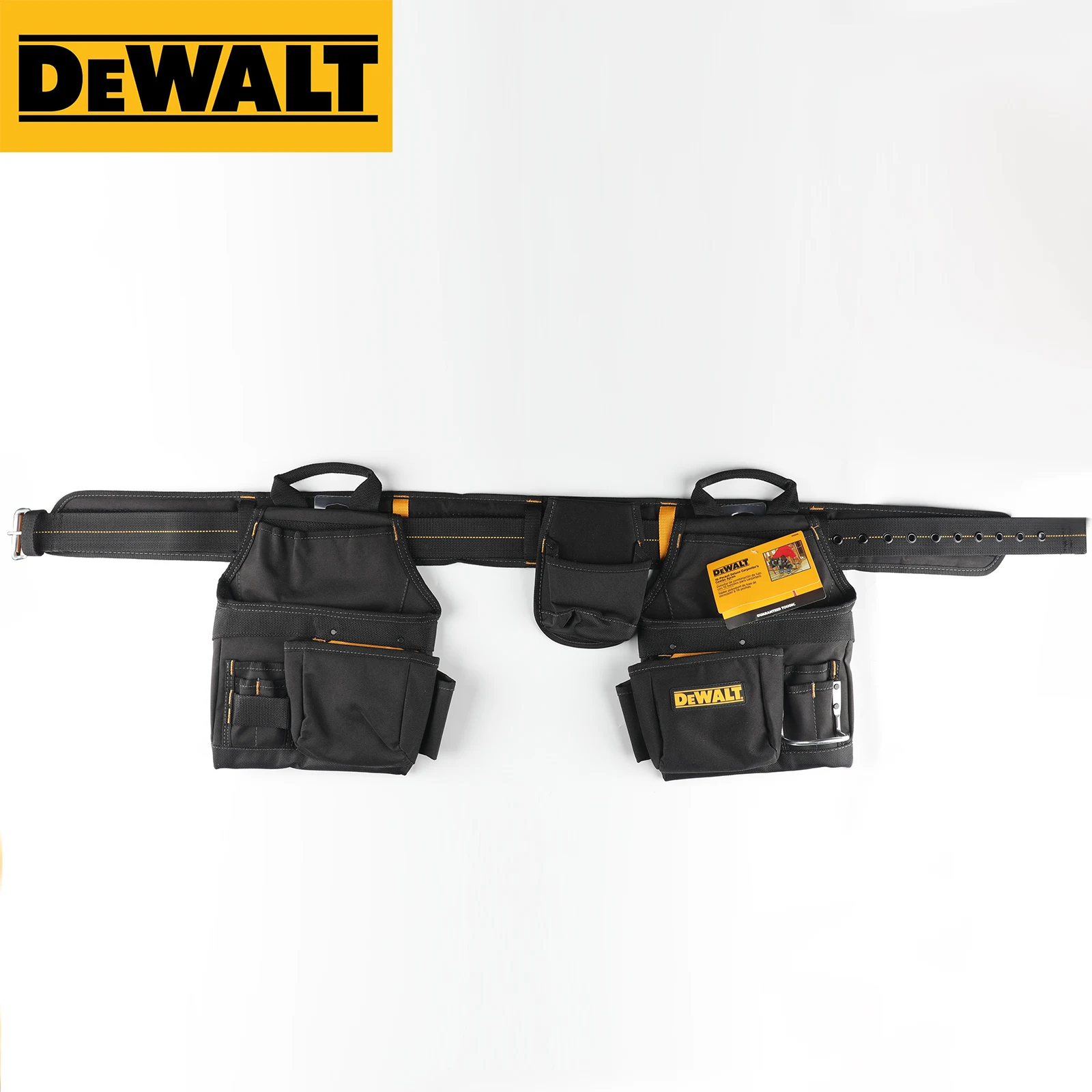 DeWalt Multi-Pocket Tool Waist Pack-Durable, Adjustable Belt, Hammer Loop, Organizer for Tools & Accessories, Lightweight Design
DeWalt Multi-Pocket Tool Waist Pack-Durable, Adjustable Belt, Hammer Loop, Organizer for Tools & Accessories, Lightweight Design