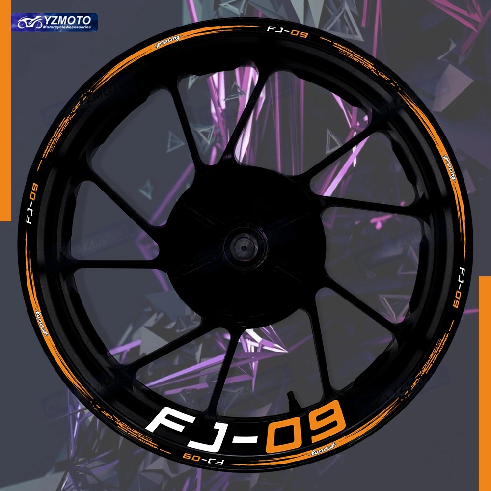 For FJ-09 FJ 09 Motorcycle Racing Front And Rear 17 Inch Wheel Waterproof Reflective Decal Wheel Modified Decorative Stickers
For FJ-09 FJ 09 Motorcycle Racing Front And Rear 17 Inch Wheel Waterproof Reflective Decal Wheel Modified Decorative Stickers