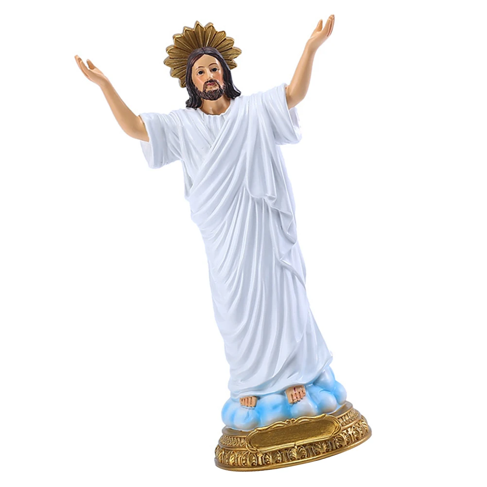 Jesus Rebirth Statue Holy Adornment Exquisite Decorative nament for Home Tabletop Fireplace Easter Gift Religious
Jesus Rebirth Statue Holy Adornment Exquisite Decorative nament for Home Tabletop Fireplace Easter Gift Religious