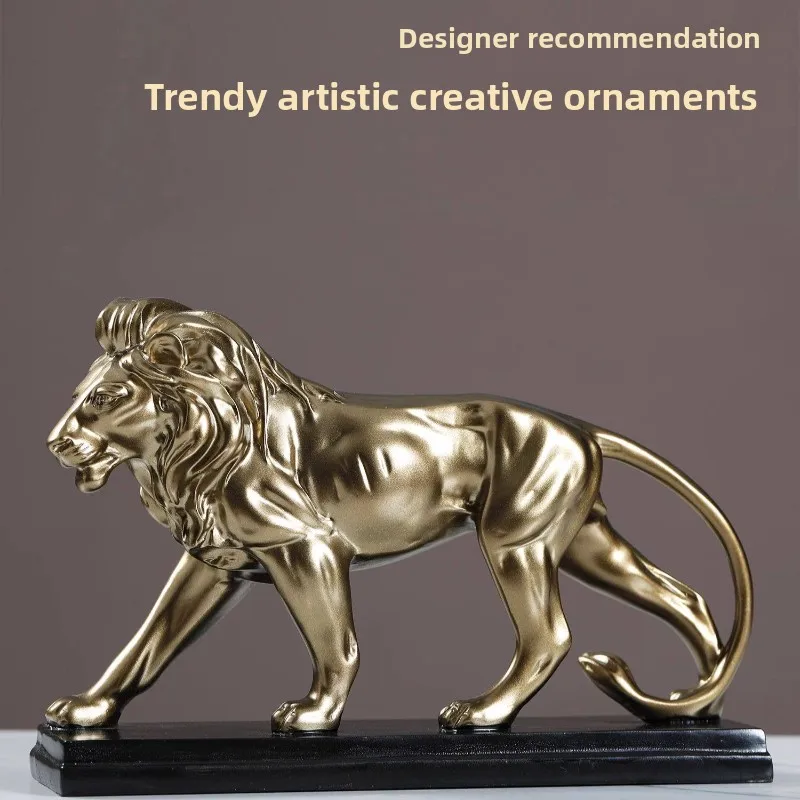 Экологичная полимерная фигурка льва, американский креативный декор для гостиной, элитная статуэтка для тумбы под телевизор, роскошный предмет декора для дома
Экологичная полимерная фигурка льва, американский креативный декор для гостиной, элитная статуэтка для тумбы под телевизор, роскошный предмет декора для дома