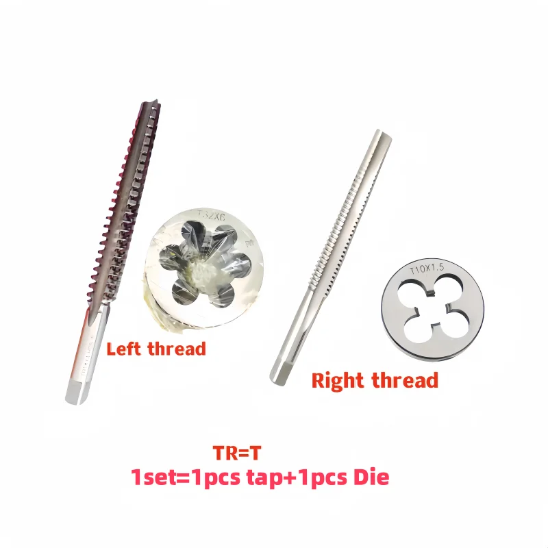 1Set Left/Right Trapezoid Taps and Round Die Set TR 8 10 14 16 18 20 22 24 X1.5 2 3 4 5 T Round Die and Tap suit
1Set Left/Right Trapezoid Taps and Round Die Set TR 8 10 14 16 18 20 22 24 X1.5 2 3 4 5 T Round Die and Tap suit