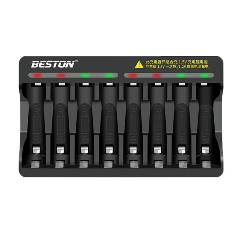 1.5v AA AAA Battery Charger With LED Indicator Light Smart Charger Suitable for 1.5v Lithium Ion Rechargeable Battery
1.5v AA AAA Battery Charger With LED Indicator Light Smart Charger Suitable for 1.5v Lithium Ion Rechargeable Battery