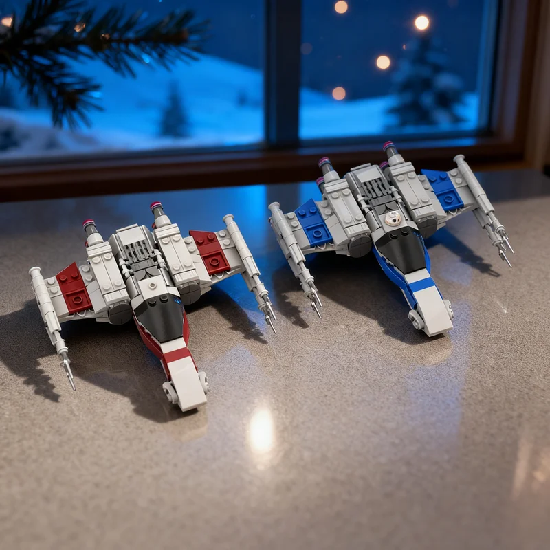 519pcs MOC Star Battle Resistance T Blue Red Markings SWOV Model Building Blocks Toys Construction Festival Gift Brick
519pcs MOC Star Battle Resistance T Blue Red Markings SWOV Model Building Blocks Toys Construction Festival Gift Brick