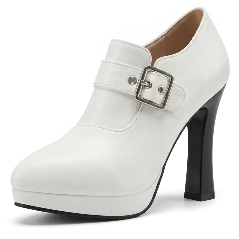 Винтажные женские ботильоны на массивном каблуке с боковой молнией и платформой, с пряжкой, большие размеры 33-50, черные, белые, коричневые T18-7
Винтажные женские ботильоны на массивном каблуке с боковой молнией и платформой, с пряжкой, большие размеры 33-50, черные, белые, коричневые T18-7