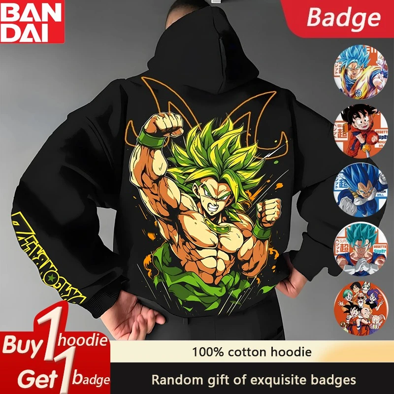 2025 Dragon Ball Animation Hot Blood Peripheral Printed Hoodie Trend Men's and Women's Autumn Comfortable Loose Hoodie
2025 Dragon Ball Animation Hot Blood Peripheral Printed Hoodie Trend Men's and Women's Autumn Comfortable Loose Hoodie