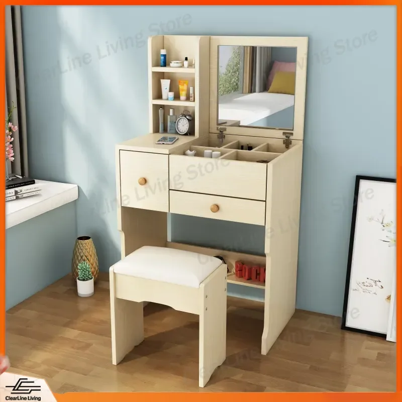 Modern Minimalist Small Dressing Table with Flip Top Storage Cabinet for Bedroom Apartment Living Room Vanity Desk Makeup
Modern Minimalist Small Dressing Table with Flip Top Storage Cabinet for Bedroom Apartment Living Room Vanity Desk Makeup