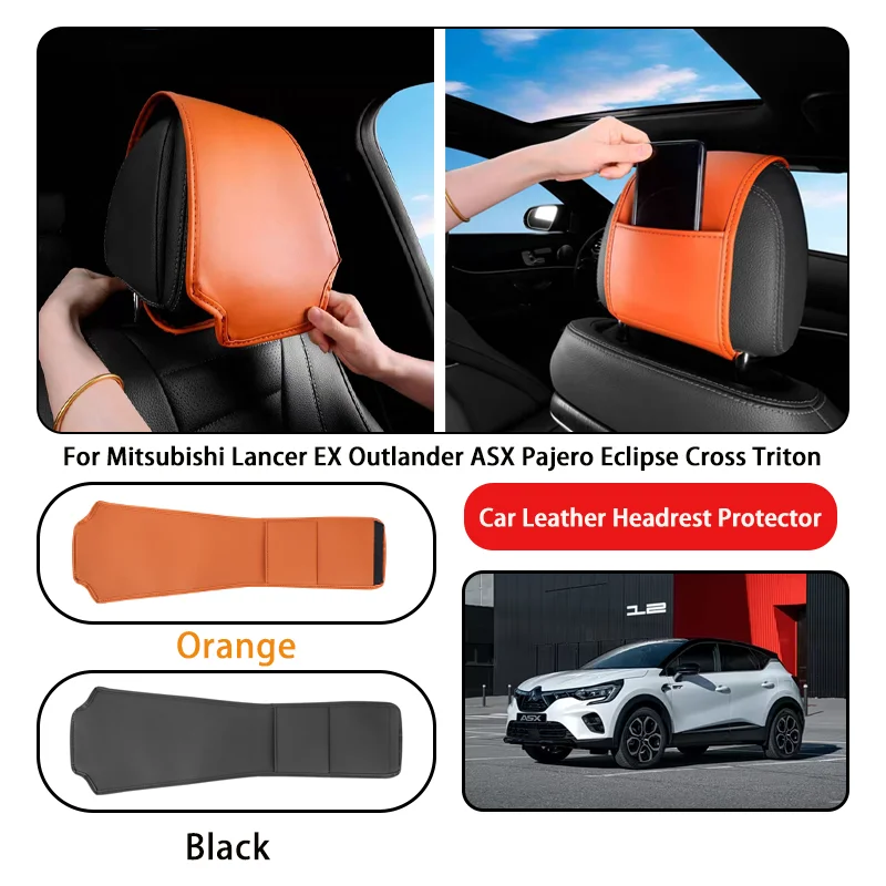 Leather Car Headrest Cover Anti-dirty and Wear-resistant For Mitsubishi Lancer EX Outlander ASX Pajero Eclipse Cross Triton
Leather Car Headrest Cover Anti-dirty and Wear-resistant For Mitsubishi Lancer EX Outlander ASX Pajero Eclipse Cross Triton