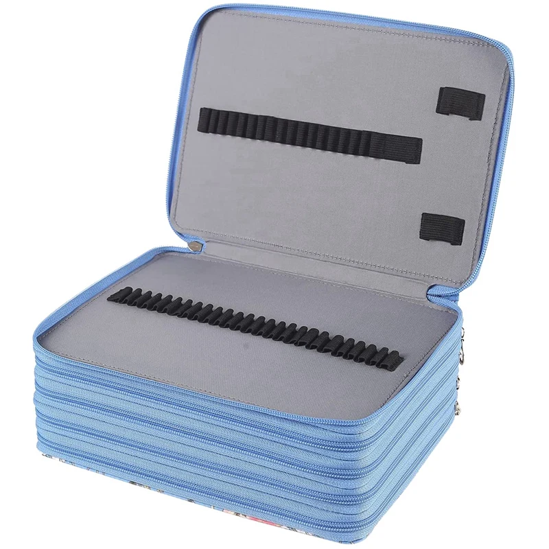 250 Slots Colored Pencil Case Organizer With 5 Layer Zipper-Large Capacity Pens Storage Holder Bag For Student Artist-AT82
250 Slots Colored Pencil Case Organizer With 5 Layer Zipper-Large Capacity Pens Storage Holder Bag For Student Artist-AT82