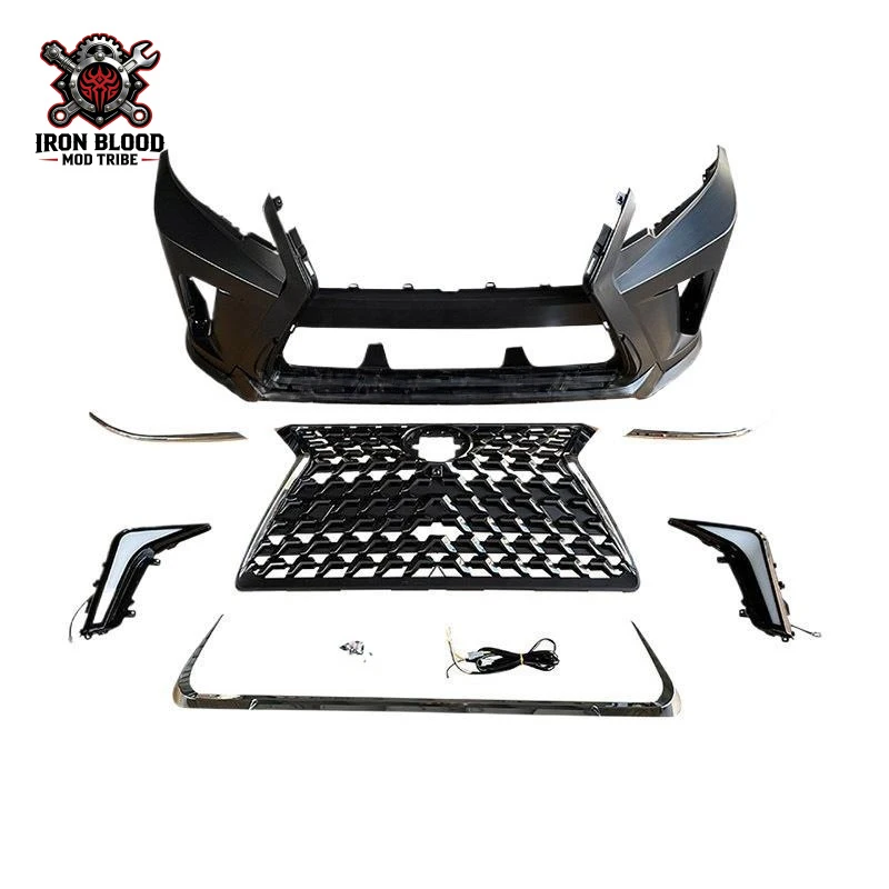 suitable for Prado Lingyue body 2018-2022 modified to LX570 fish scale style front bumper kit exterior modification and upgrade
suitable for Prado Lingyue body 2018-2022 modified to LX570 fish scale style front bumper kit exterior modification and upgrade