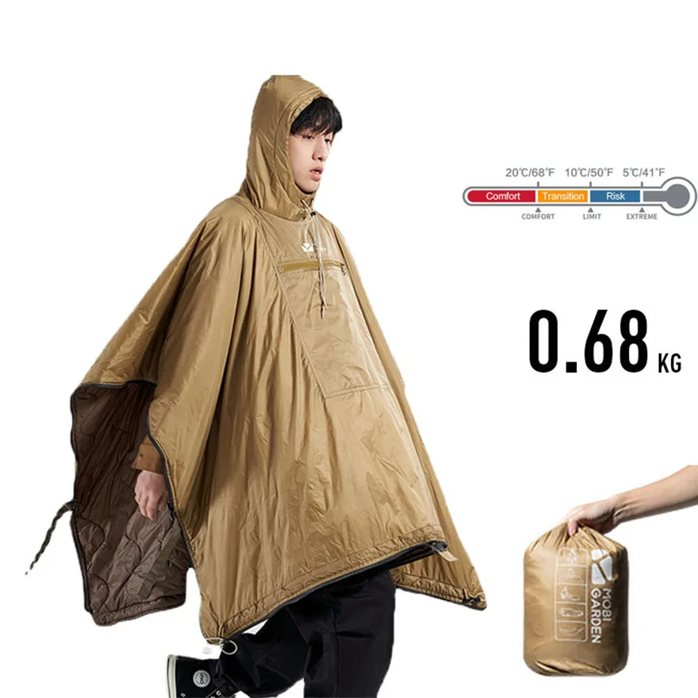 Camping Sleeping Gears Wearable Cape Sleeping Bags Adult Portable Outdoor Camping Hiking Cold Resistant Warm Cotton Sleeping Bag
Camping Sleeping Gears Wearable Cape Sleeping Bags Adult Portable Outdoor Camping Hiking Cold Resistant Warm Cotton Sleeping Bag