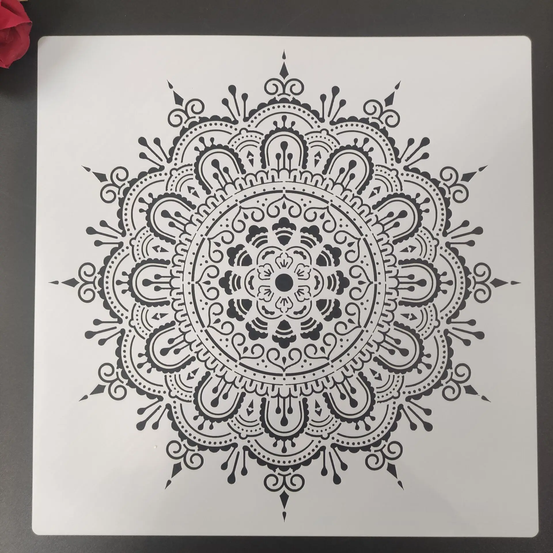 30 * 30cm DIY reusable molds laser cut painting stencils floor tile fabric wall mold furniture mandala painting stencils N25
30 * 30cm DIY reusable molds laser cut painting stencils floor tile fabric wall mold furniture mandala painting stencils N25
