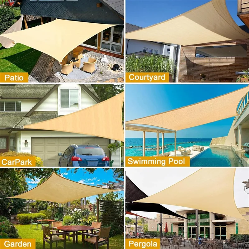 Sun Shade Sail Hardware Kit 80Pcs For Rectangle Sun Shade Sails Canopy Installation Accessories M6 Turnbuckles
Sun Shade Sail Hardware Kit 80Pcs For Rectangle Sun Shade Sails Canopy Installation Accessories M6 Turnbuckles