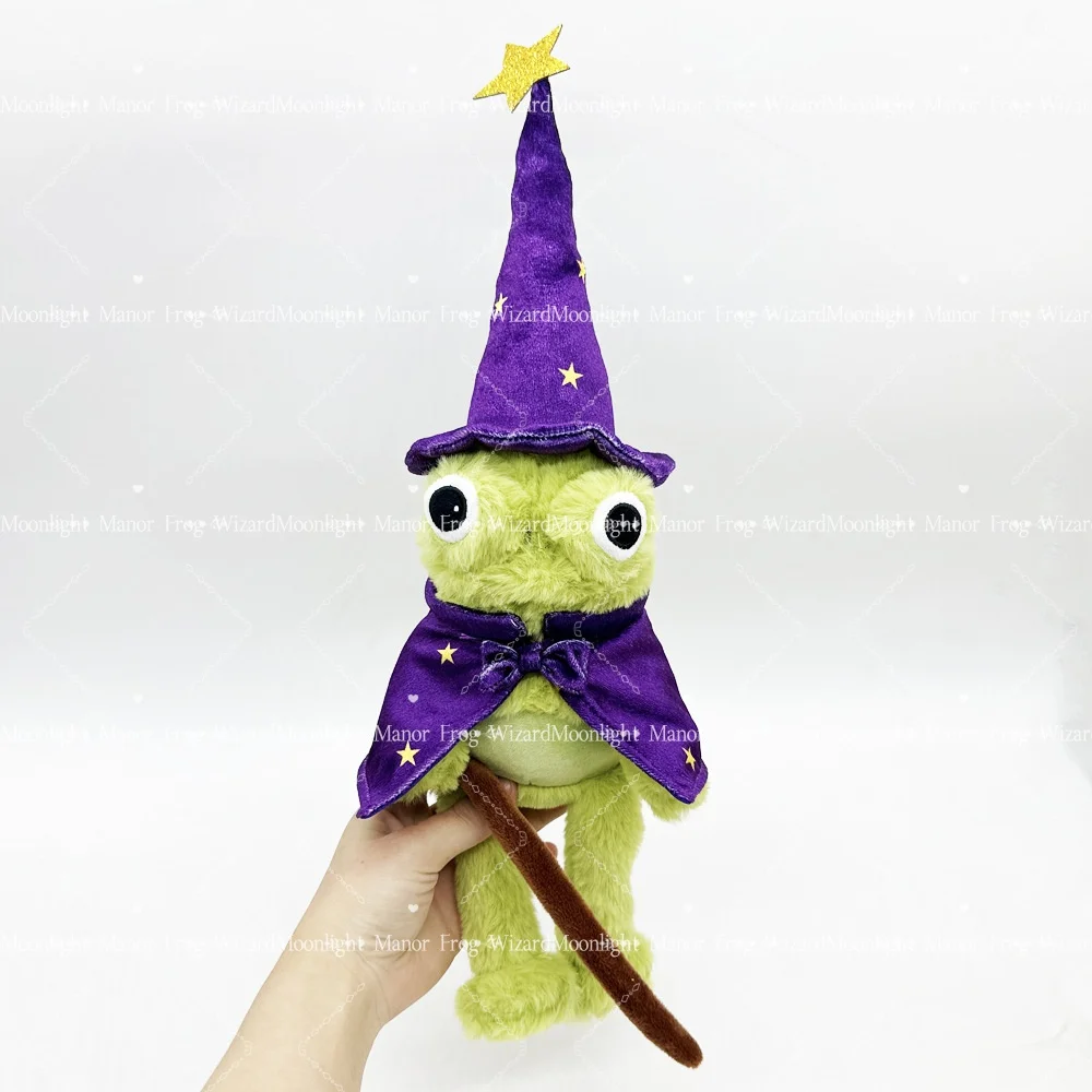 Moonlight Manor Frog Wizard Plush Toy Doll Green Frog Holding Magic Wand With Purple Hat Collection Toy For Kid Gifts
Moonlight Manor Frog Wizard Plush Toy Doll Green Frog Holding Magic Wand With Purple Hat Collection Toy For Kid Gifts