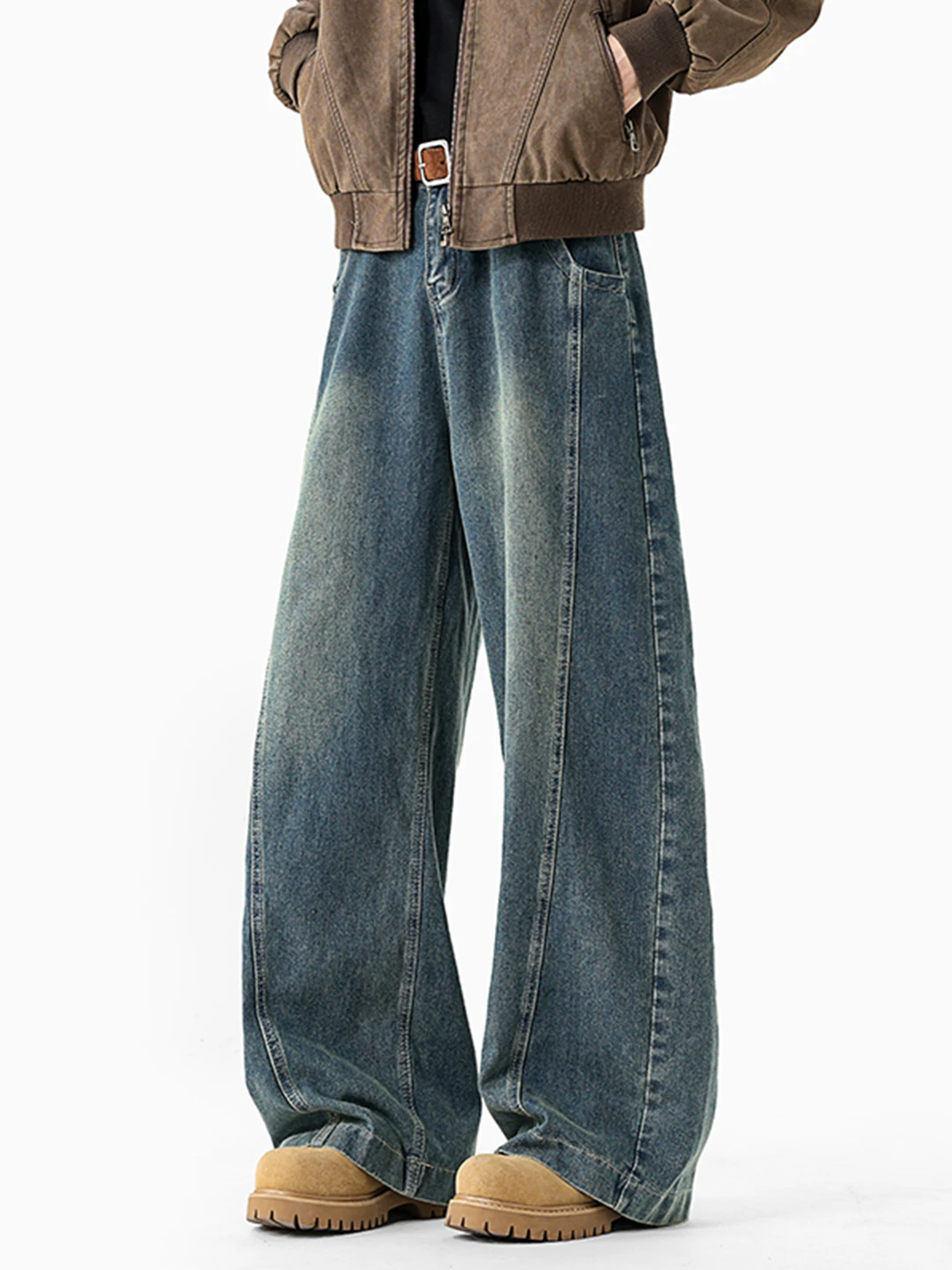 American Style Deconstructed Workwear Wide Leg Jeans Men's Summer Cleanfit Trendy Loose Straight Leg Pants Knife
American Style Deconstructed Workwear Wide Leg Jeans Men's Summer Cleanfit Trendy Loose Straight Leg Pants Knife