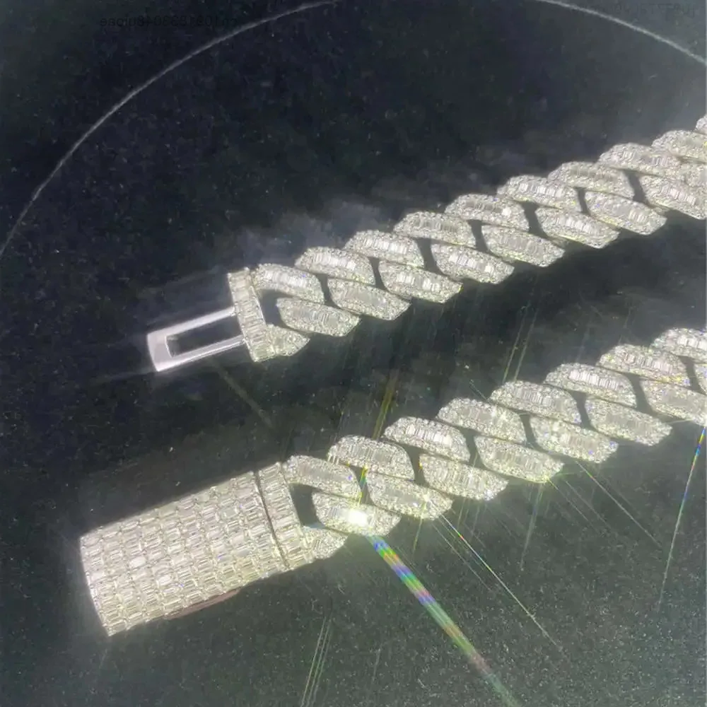 Wholesale Luxury Punk 925 Sterling Silver Jewelry Man Took 15 Mm Well Simulation Drill As t Cuba Chain Necklace
Wholesale Luxury Punk 925 Sterling Silver Jewelry Man Took 15 Mm Well Simulation Drill As t Cuba Chain Necklace