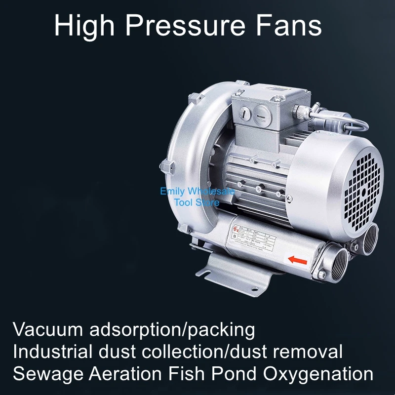 High Pressure Blower 0.4Kw Industrial Smoke and Dust Collecting High Pressure Fans Low Noise Swirl Air Pump HB229
High Pressure Blower 0.4Kw Industrial Smoke and Dust Collecting High Pressure Fans Low Noise Swirl Air Pump HB229