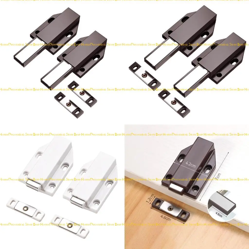 12PD Pack of 2 Sturdy Push to Open Cabinet Latches Accessory for Hide Door
12PD Pack of 2 Sturdy Push to Open Cabinet Latches Accessory for Hide Door
