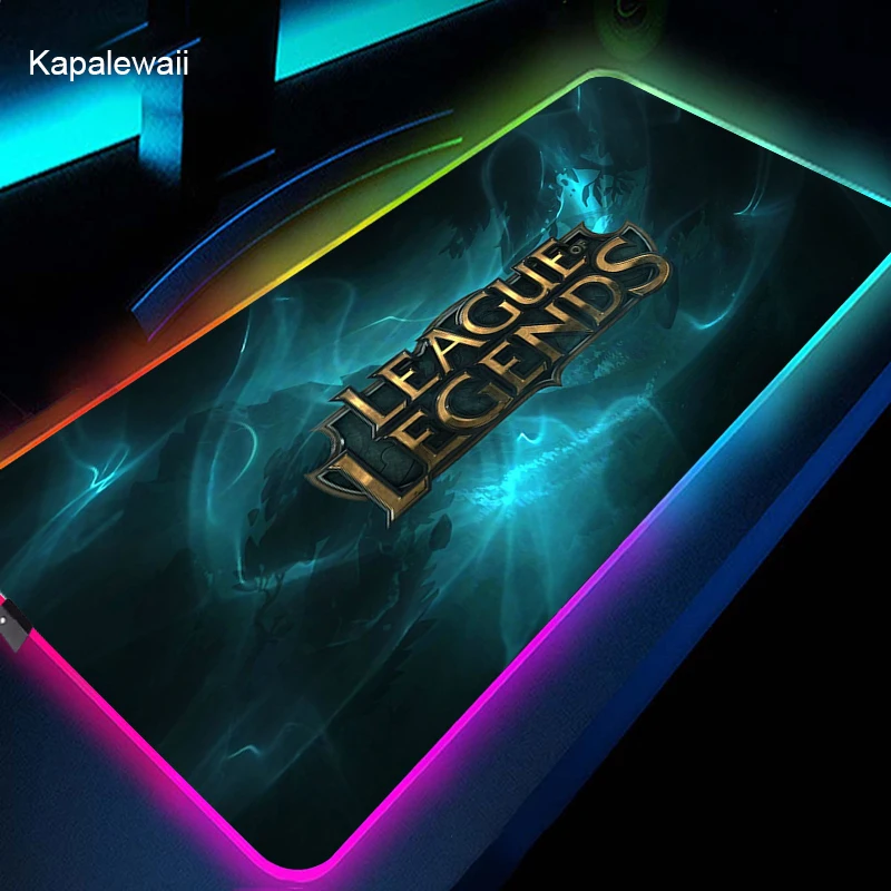 League of Legend RGB Gaming Mouse Pad Mousepad Large Cool Mause Pad Keyboard Desk Carpet Game Rubber No-slip LED Mouse Mat Gamer
League of Legend RGB Gaming Mouse Pad Mousepad Large Cool Mause Pad Keyboard Desk Carpet Game Rubber No-slip LED Mouse Mat Gamer