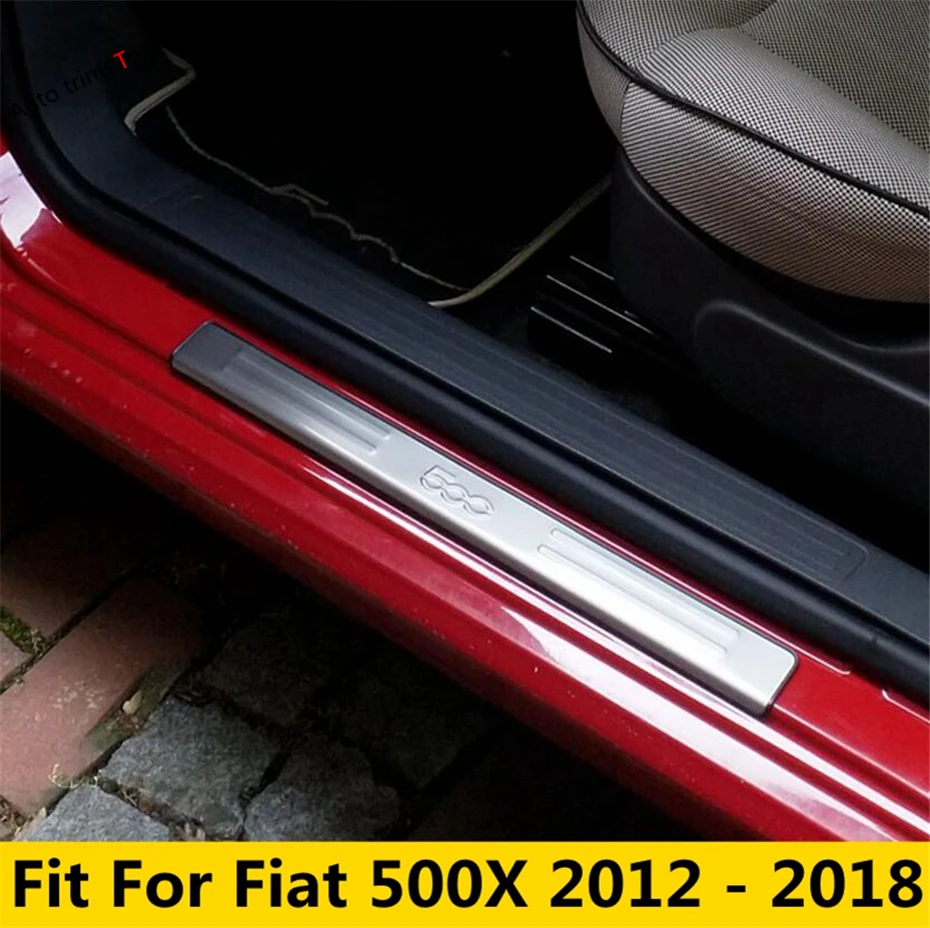Car Rear Door Sill Foot Plate Protection Inner Guard Cover Trim Stainless Steel Accessories Interior For Fiat 500X 2012 - 2018
Car Rear Door Sill Foot Plate Protection Inner Guard Cover Trim Stainless Steel Accessories Interior For Fiat 500X 2012 - 2018
