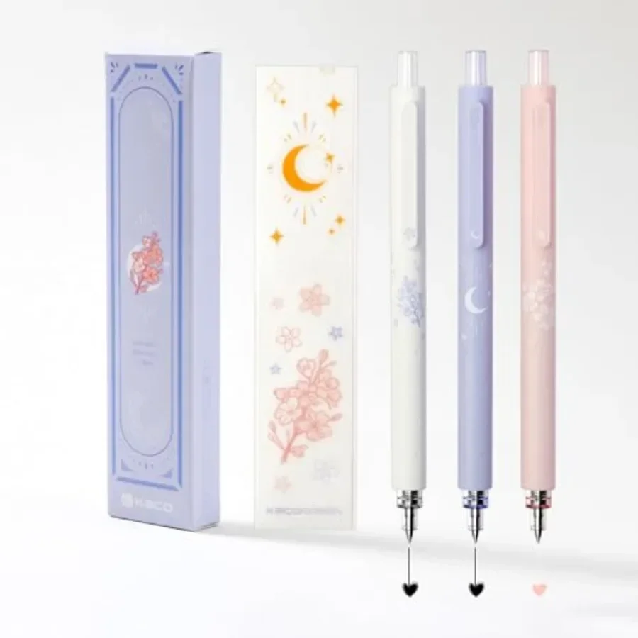 ROCKET Gel Pens Cute Stationery 3 Pieces Set, 0.7 mm Medium Point, 2 Black Ink and 1 Coral Ink, Quick Drying Aesthetic Cute Pen
ROCKET Gel Pens Cute Stationery 3 Pieces Set, 0.7 mm Medium Point, 2 Black Ink and 1 Coral Ink, Quick Drying Aesthetic Cute Pen