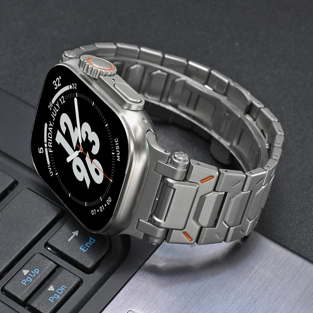 Stainless Steel Strap for Apple Watch 10 46mm Ultra 1 2 49mm Men Link Bracelet for Iwatch Series 9 8 7 6 5 4 Se 45mm 44mm Correa
Stainless Steel Strap for Apple Watch 10 46mm Ultra 1 2 49mm Men Link Bracelet for Iwatch Series 9 8 7 6 5 4 Se 45mm 44mm Correa