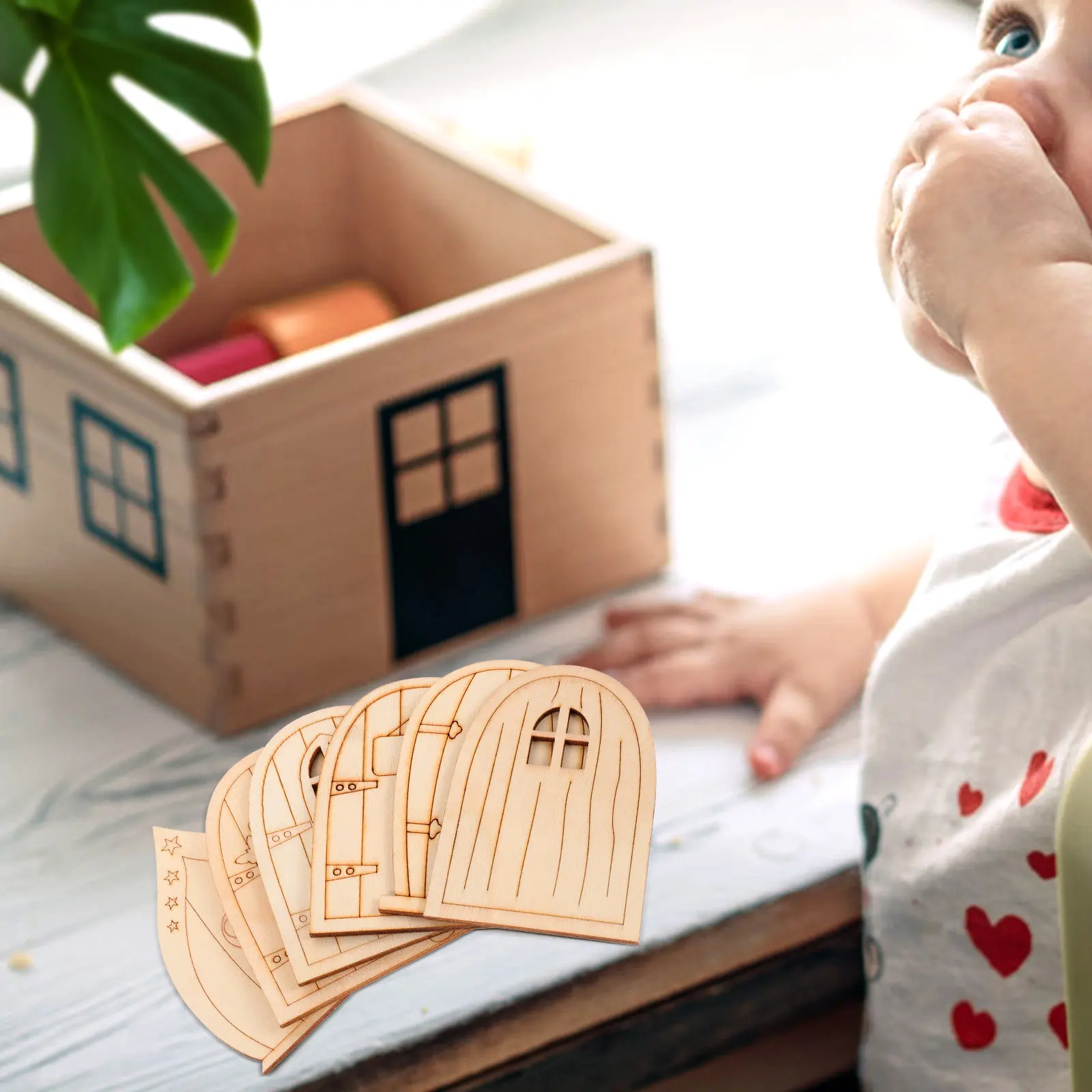 5Sets Miniature Wood Fairy Door Garden Tree Hanging Decoration Creative Natural Wood Door Adornment Fairy House Garden Decor
5Sets Miniature Wood Fairy Door Garden Tree Hanging Decoration Creative Natural Wood Door Adornment Fairy House Garden Decor