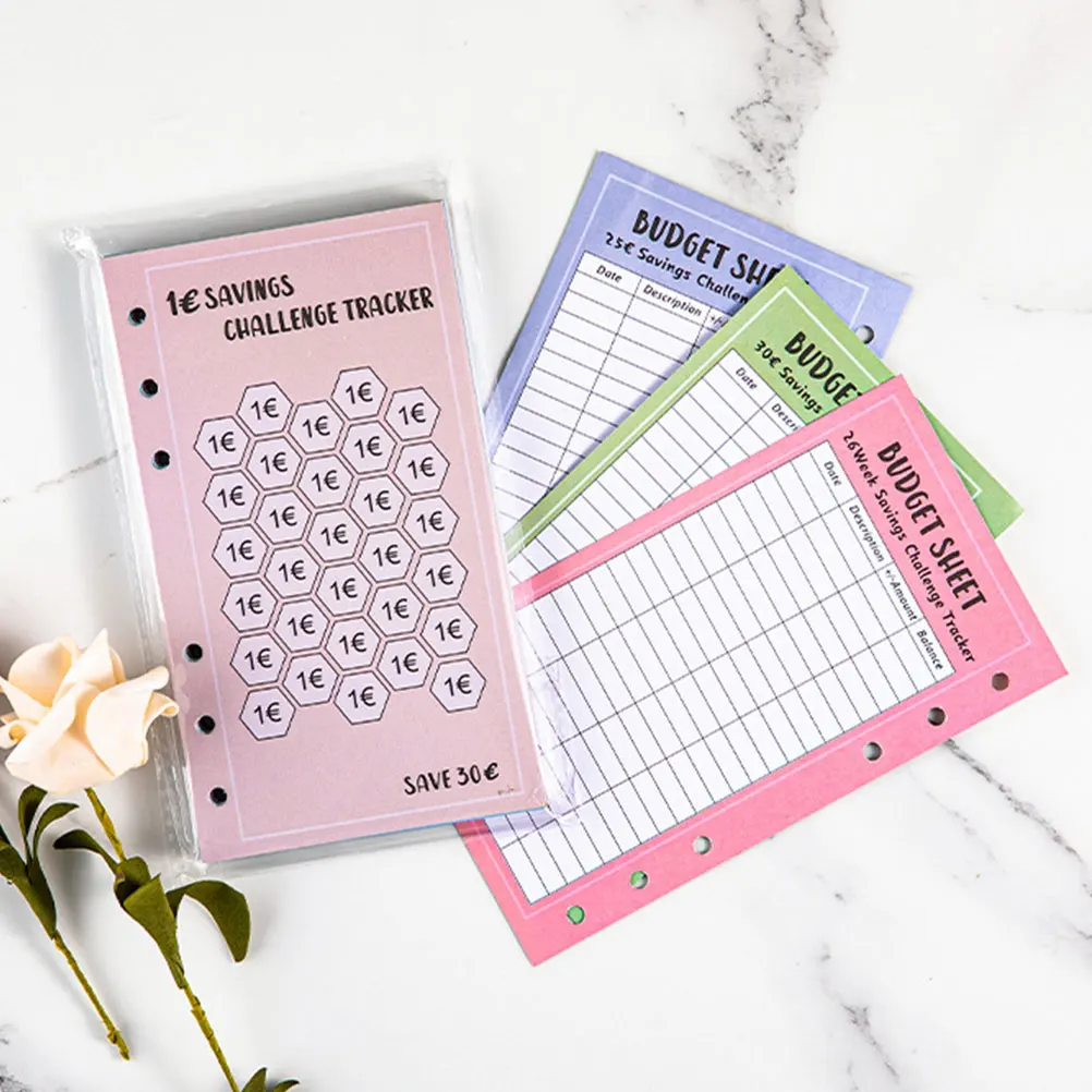 48Pcs A6 Binder Envelopes Euro Saving Challenge Paper Smooth Durable Storage Organizer
48Pcs A6 Binder Envelopes Euro Saving Challenge Paper Smooth Durable Storage Organizer