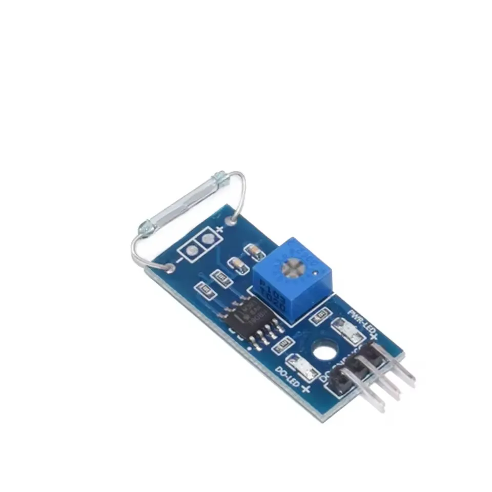 Mini Reed Sensor Module Normally Open Magnetic Trigger Switch Module Magnetron Magnetic Sensing Module For Smart Home Automation
Mini Reed Sensor Module Normally Open Magnetic Trigger Switch Module Magnetron Magnetic Sensing Module For Smart Home Automation