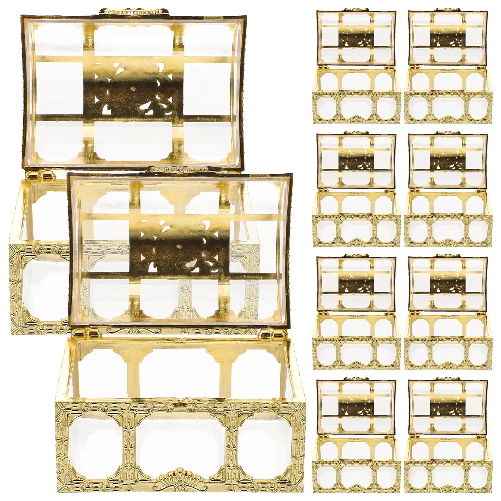 10 Pcs Candy Container Holders Snack Boxes for Kids Halloween Child Treasure Chest
10 Pcs Candy Container Holders Snack Boxes for Kids Halloween Child Treasure Chest
