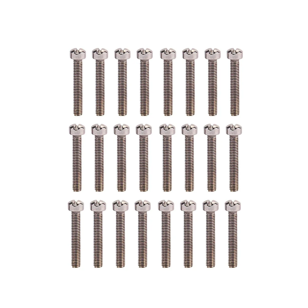24 Pcs Mounting Double Coils Pickup Fixing Screws for Electric Guitar Hardware Mounting Screw For Guitar Accessories
24 Pcs Mounting Double Coils Pickup Fixing Screws for Electric Guitar Hardware Mounting Screw For Guitar Accessories