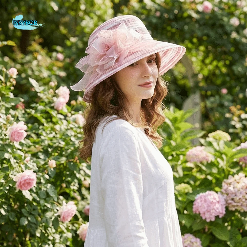 Fashion Flower Sunshade Fisherman Cap Organza Lace Women Sun Hat Wide Brim Breathable Sun Protection Hat Outdoor
Fashion Flower Sunshade Fisherman Cap Organza Lace Women Sun Hat Wide Brim Breathable Sun Protection Hat Outdoor