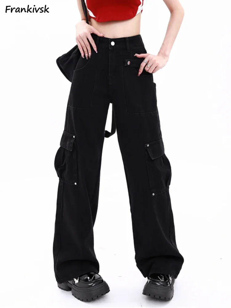 Autumn Jeans Women Multi Pockets Cool Girls Daily Prevalent European Safari Style Rivet Simple High Waist Chic Leisure Mops Y2K
Autumn Jeans Women Multi Pockets Cool Girls Daily Prevalent European Safari Style Rivet Simple High Waist Chic Leisure Mops Y2K
