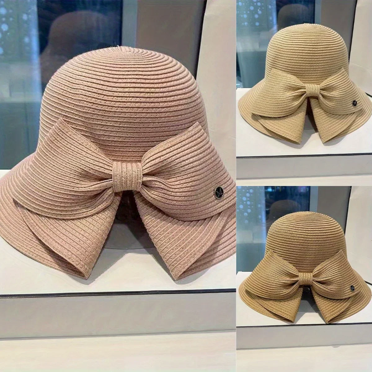 Korean Fashion Bucket Hat Wide Brim Straw Sun Hat Foldable with Bow Elegant UPF Sun Protection for Women Outdoor Resort Vacation
Korean Fashion Bucket Hat Wide Brim Straw Sun Hat Foldable with Bow Elegant UPF Sun Protection for Women Outdoor Resort Vacation