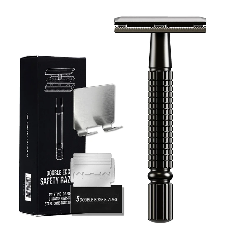 Classic Men Shaver Mild Hair Removal Shaver Double Edge Stainless Steel Shaving With 1 Box Double Edge Blades Shaver Razor
Classic Men Shaver Mild Hair Removal Shaver Double Edge Stainless Steel Shaving With 1 Box Double Edge Blades Shaver Razor