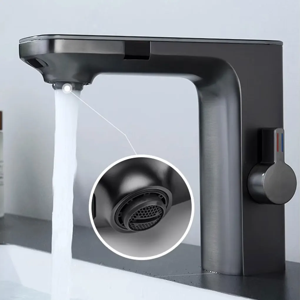 Bathroom Basin Faucet With Temperature Digital Display Screen Touchless Tap For Bathroom Basin Taps
Bathroom Basin Faucet With Temperature Digital Display Screen Touchless Tap For Bathroom Basin Taps