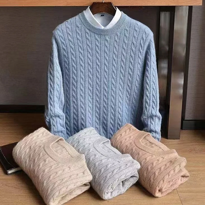 100% Cotton Sweater Men's High-quality Autumn Warm Knitted Fit Casual Jumpers Male Winter Korean Reviews Many Clothes
100% Cotton Sweater Men's High-quality Autumn Warm Knitted Fit Casual Jumpers Male Winter Korean Reviews Many Clothes