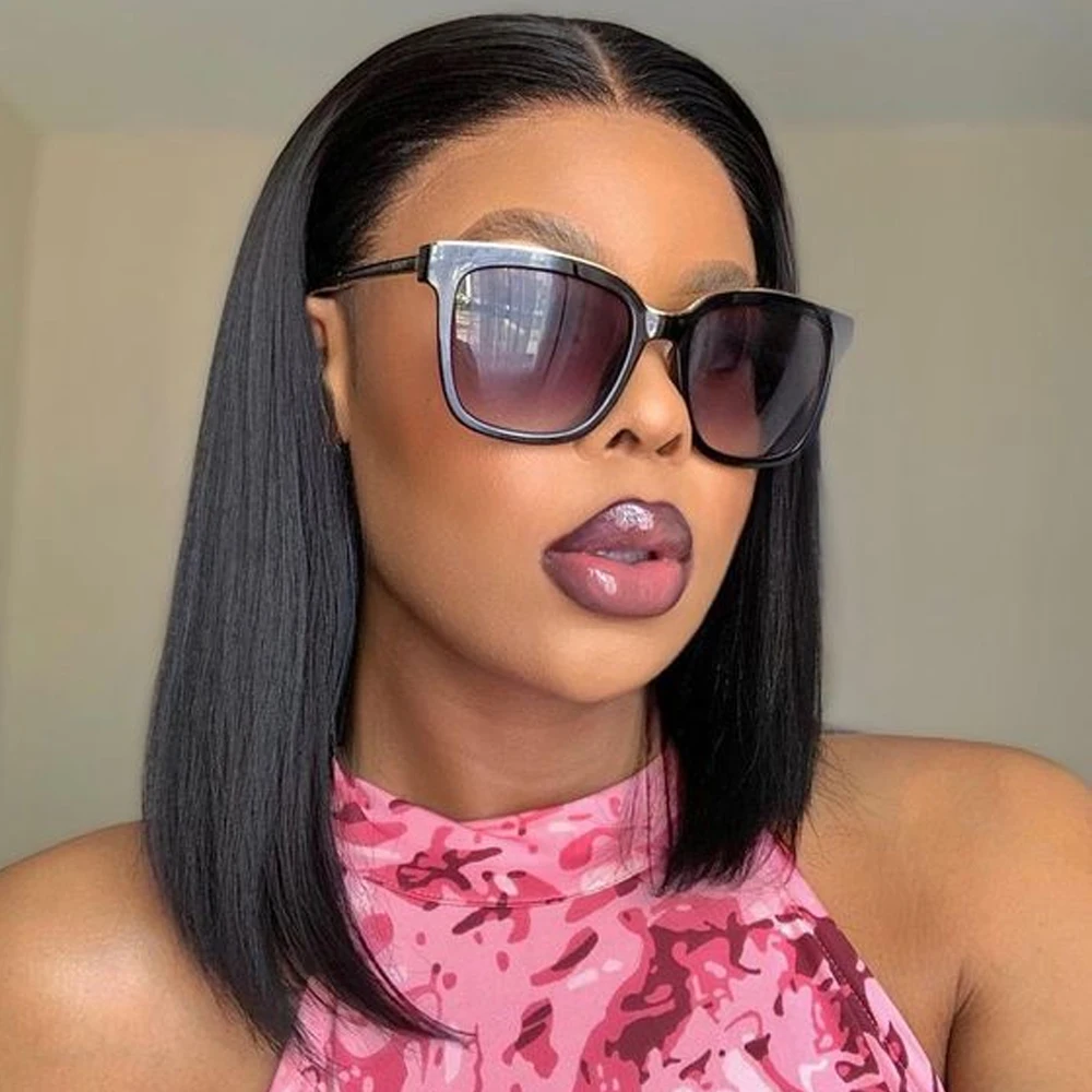 Bone Straight Bob Wig 13x4 Transparent Human Hair Lace Front Wig 180% Natural Hairline Short Bob Wig Lace Frontal Wigs For Women 
Bone Straight Bob Wig 13x4 Transparent Human Hair Lace Front Wig 180% Natural Hairline Short Bob Wig Lace Frontal Wigs For Women