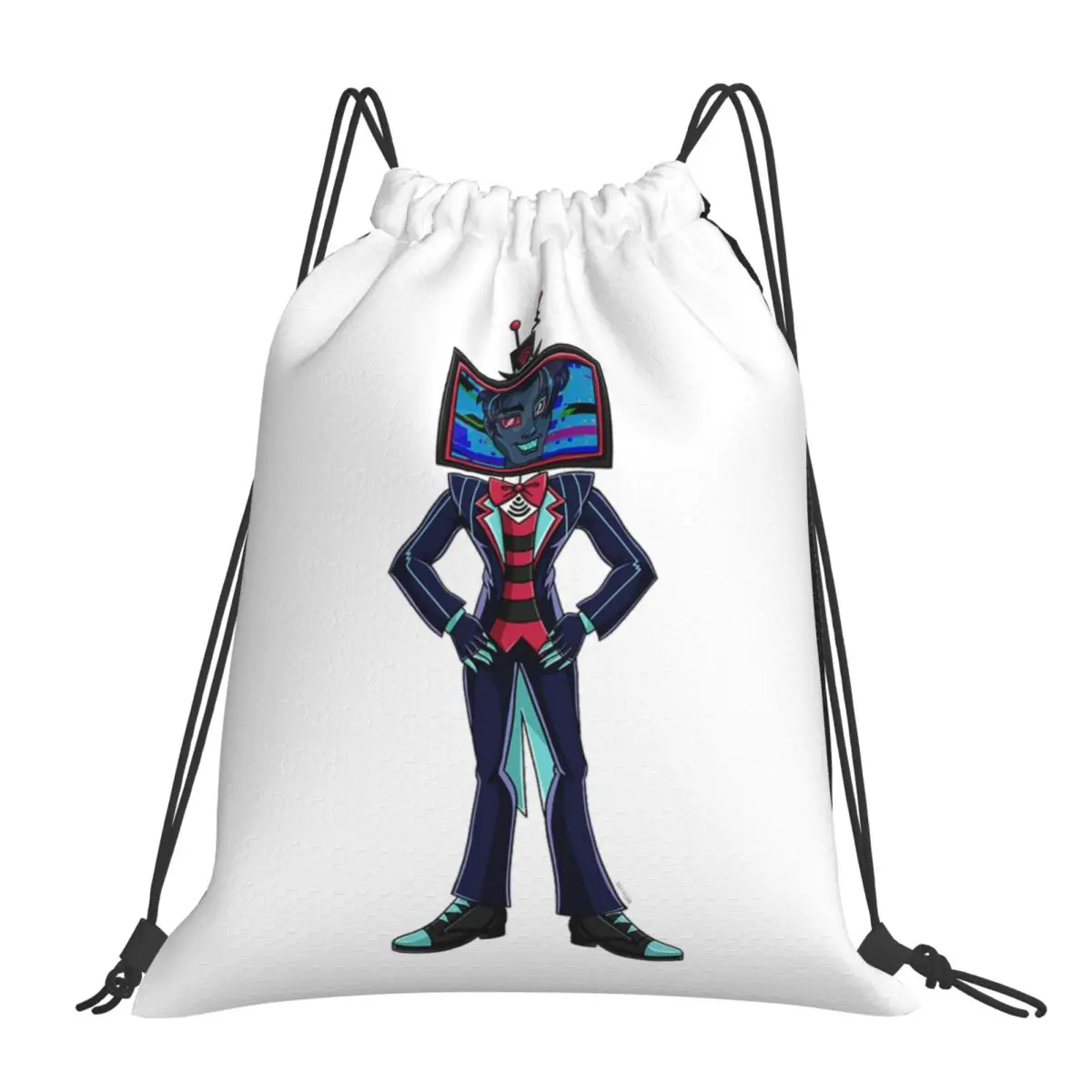 H-Hazbin H-Hotel Vox Backpacks Casual Portable Drawstring Bags Sports Bag Book Bags For Travel Students
H-Hazbin H-Hotel Vox Backpacks Casual Portable Drawstring Bags Sports Bag Book Bags For Travel Students