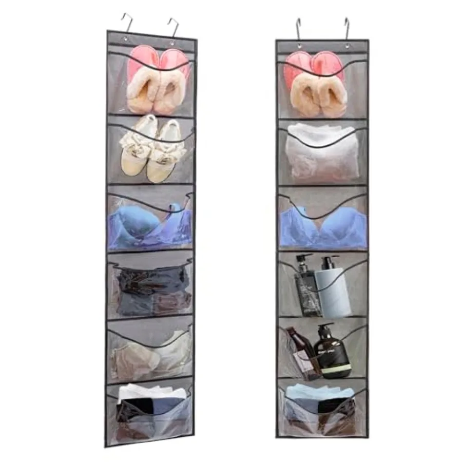 Over the Door Shoe Organizer Hanging Shelve for Closet Clothes Storage Stuffed Animals Holder with 6 Large
Over the Door Shoe Organizer Hanging Shelve for Closet Clothes Storage Stuffed Animals Holder with 6 Large