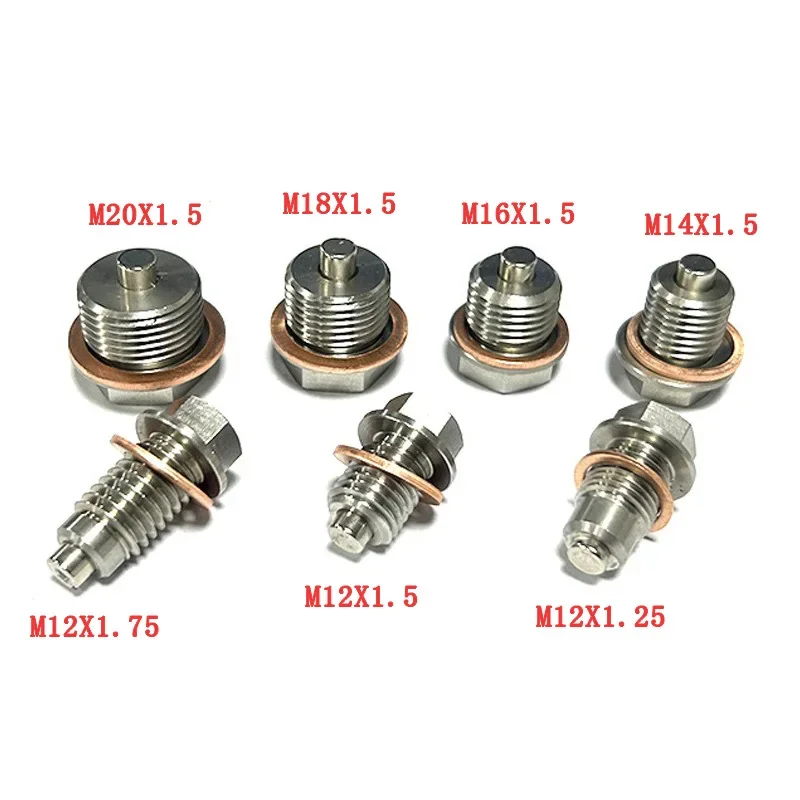 Stainless Steel Engine Magnetic Oil Drain Plug Screw Nut Bolt Oil Drain Sump Nut M12/14/16/18/20 1.5 1.25 1.75
Stainless Steel Engine Magnetic Oil Drain Plug Screw Nut Bolt Oil Drain Sump Nut M12/14/16/18/20 1.5 1.25 1.75