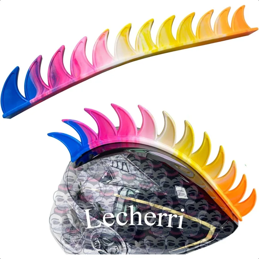 Silicone Mohawk for Helmet Decoration Hawk Accories 1PC for Motorcycle Bicycle Ski Helmet Not Included
Silicone Mohawk for Helmet Decoration Hawk Accories 1PC for Motorcycle Bicycle Ski Helmet Not Included