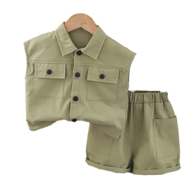 New Summer Fashion Baby Clothes Children Boys Solid Vest Shorts 2Pcs/Sets Infant Outfits Toddler Casual Costume Kids Tracksuits
New Summer Fashion Baby Clothes Children Boys Solid Vest Shorts 2Pcs/Sets Infant Outfits Toddler Casual Costume Kids Tracksuits