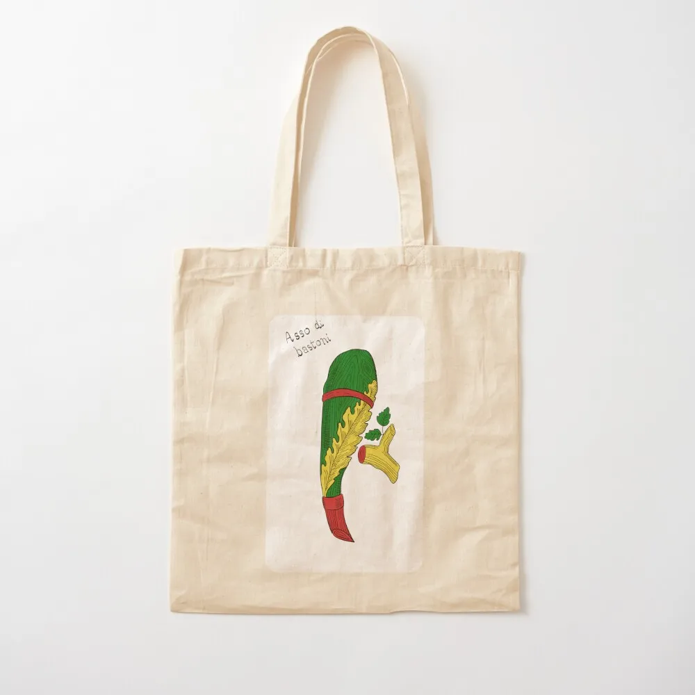 Asso di Bastoni - Sicilian Card Tote Bag women bag Shopper tote bag woman custom canvas Canvas Tote
Asso di Bastoni - Sicilian Card Tote Bag women bag Shopper tote bag woman custom canvas Canvas Tote
